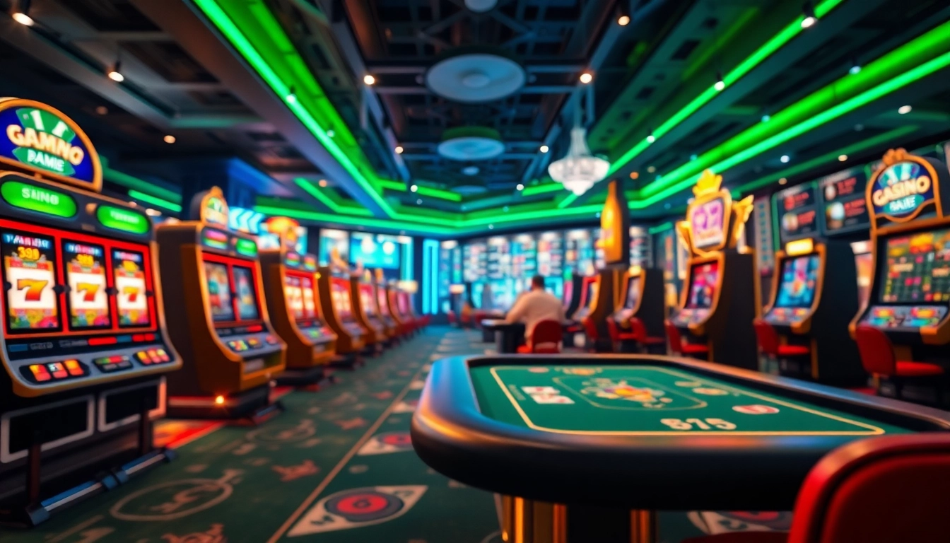 Experience the thrilling atmosphere of luck8win.live with vibrant online gambling visuals.