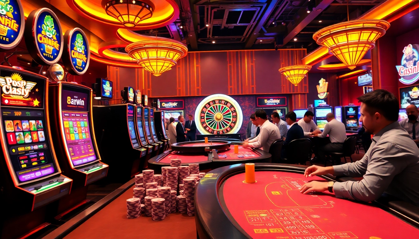 Experience the thrill of wins at 8daywin.live with vibrant casino visuals showcasing dynamic gameplay.